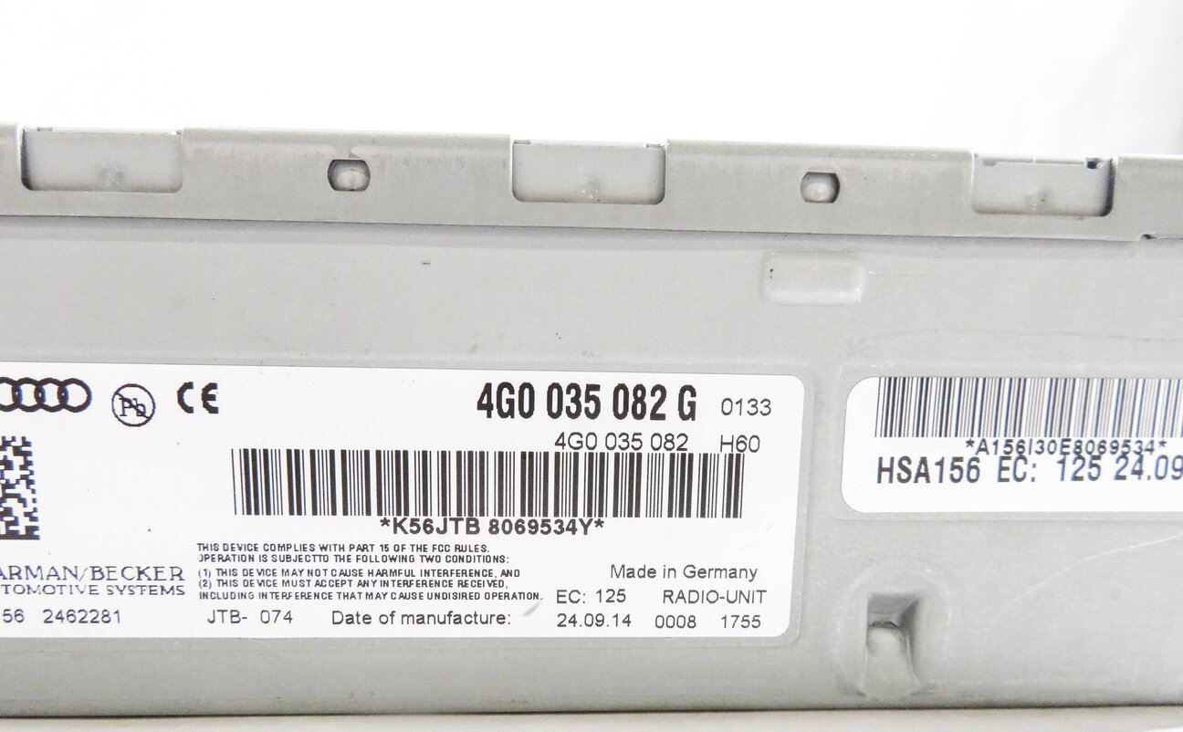 Thumbnail 5: 2015 AUDI Q5 (B8 8R) AM/FM RADIO STEREO RECEIVER MODULE