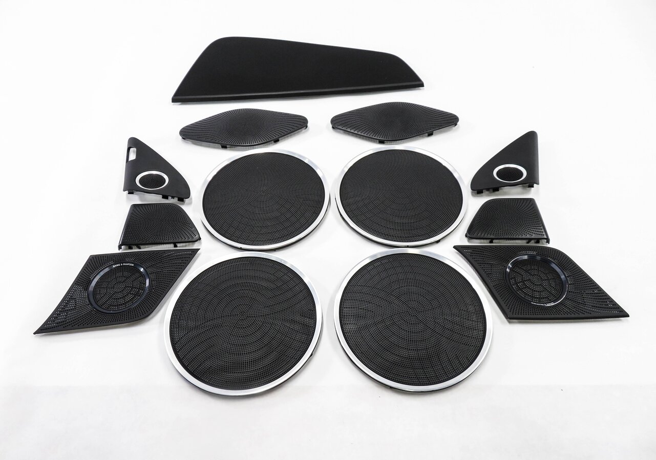 2015 AUDI Q5 (B8 8R) BANG & OLUFSEN AUDIO SPEAKER GRILLE TRIM COVER SET-13