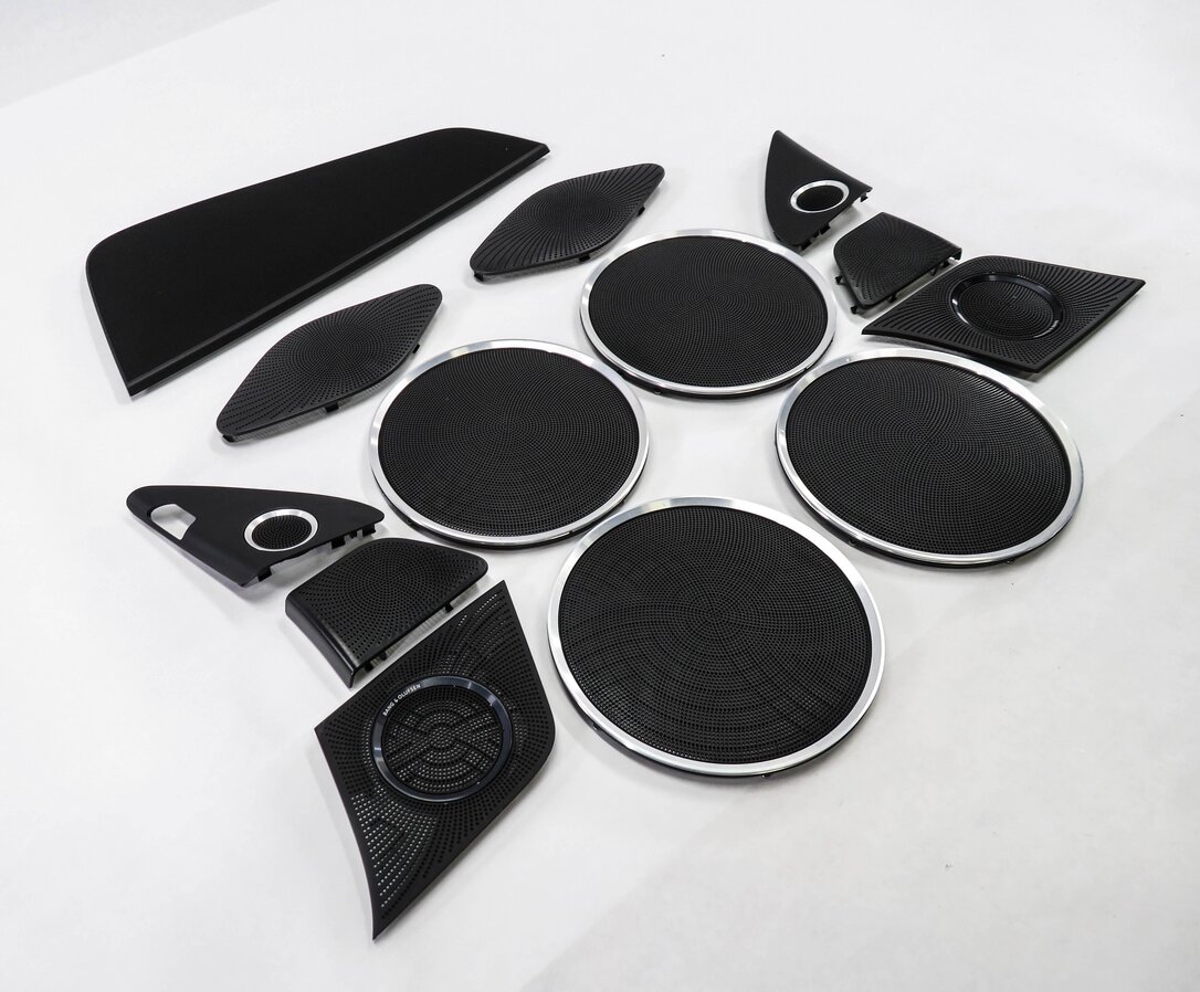 Thumbnail 2: 2015 AUDI Q5 (B8 8R) BANG & OLUFSEN AUDIO SPEAKER GRILLE TRIM COVER SET-13