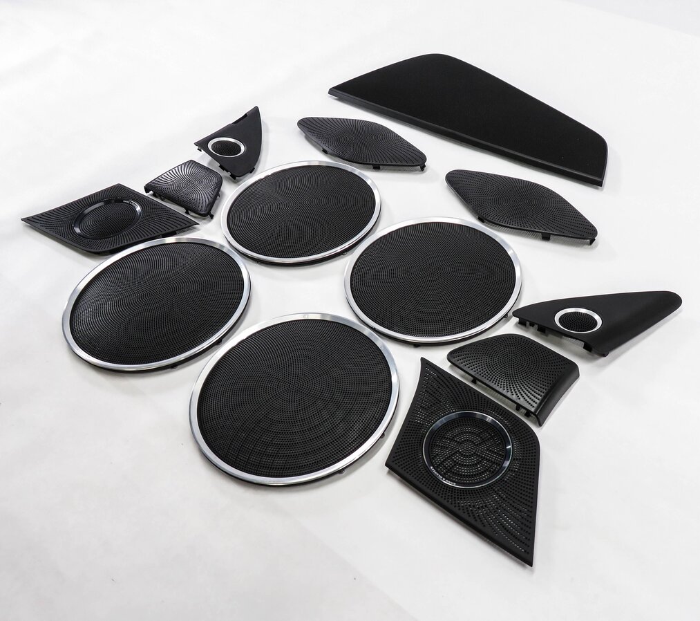 Thumbnail 3: 2015 AUDI Q5 (B8 8R) BANG & OLUFSEN AUDIO SPEAKER GRILLE TRIM COVER SET-13