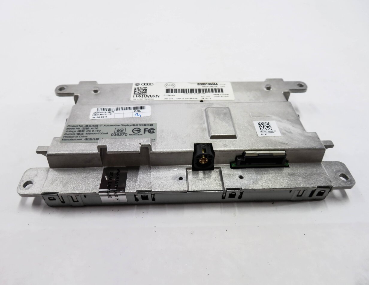Thumbnail 5: 2013-2017 AUDI A5 S5 Q5 Q7 (4L B8 8T 8R) GPS NAVIGATION MEDIA DISPLAY SCREEN 7"