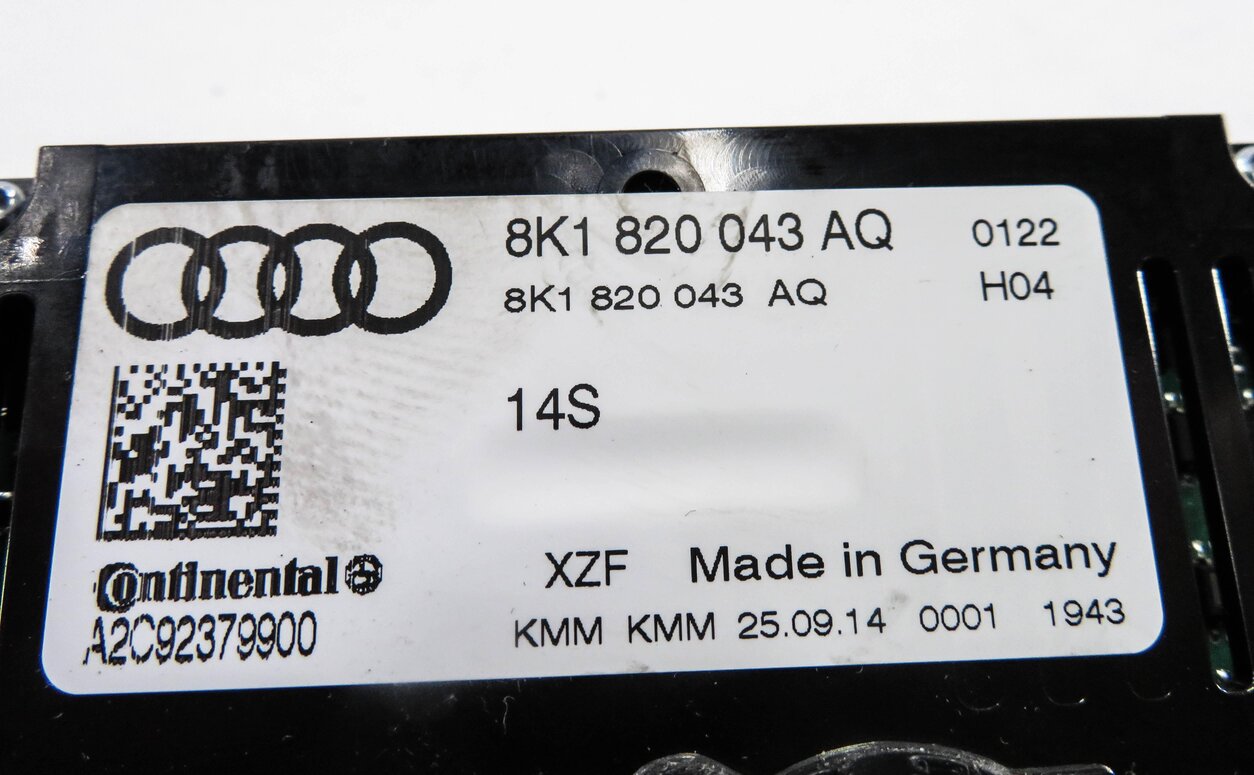 Thumbnail 4: 13-17 AUDI A4 S4 A5 S5 RS5 Q5 SQ5 (B8 8K 8T 8R) HEATER A/C TEMPERATURE CONTROL