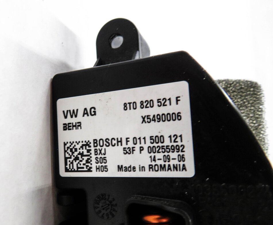 Thumbnail 5: 2015 AUDI Q5 (B8 8R) FRONT HEATER A/C BLOWER FAN MOTOR SPEED RESISTOR