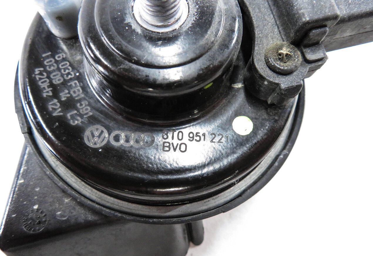 Thumbnail 6: 2008-2017 AUDI A4 A5 S4 S5 Q5 (B8 8K 8R 8T) HIGH & LOW TONE SAFETY HORN SET-2