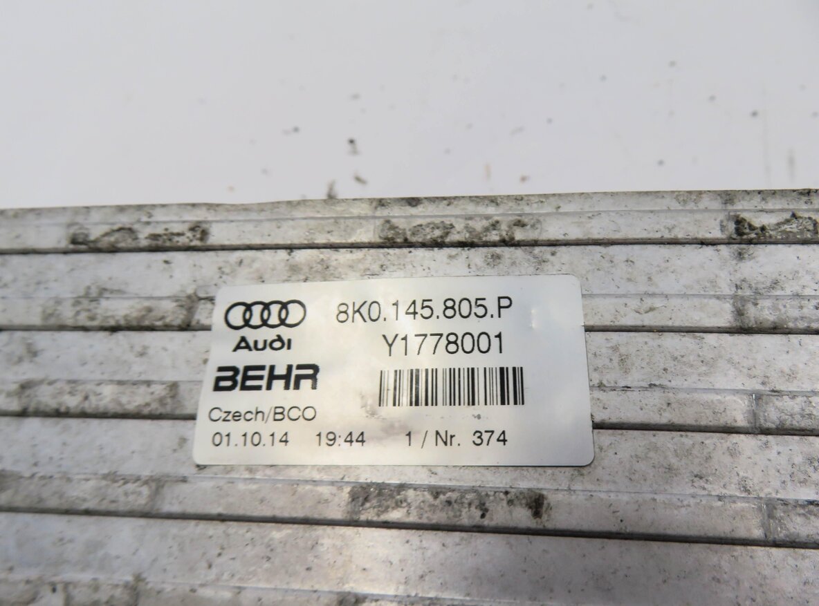 Thumbnail 4: 2008-2017 AUDI A4 A5 A6 Q5 (B8 C7 8K 8T 8R) 2.0L TURBO ENGINE - INTERCOOLER