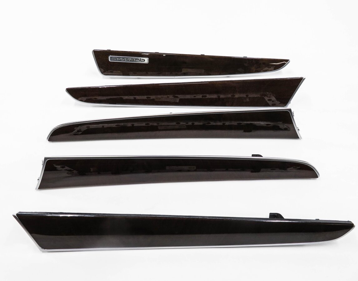 Thumbnail 5: 2015 AUDI Q5 (B8 8R) DASH DOOR CONSOLE TRIM PANEL SET (DARK WALNUT WOOD 5MG)