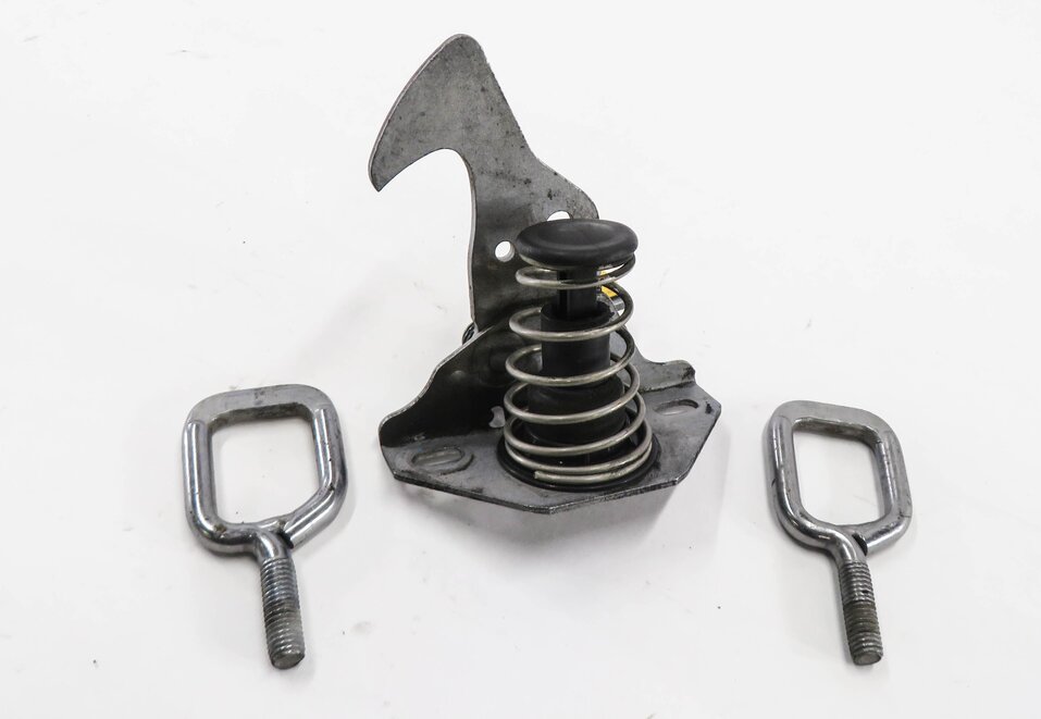 Thumbnail 2: 2011 BMW 335i (E90) FRONT HOOD SAFETY LATCH CATCH HOOK RELEASE LEVER