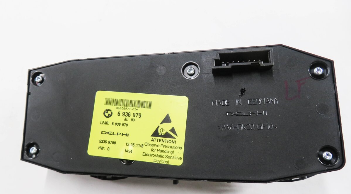 Thumbnail 4: 2011 BMW 335i (E90) LEFT FRONT DRIVER MEMORY SEAT POSITION SWITCH