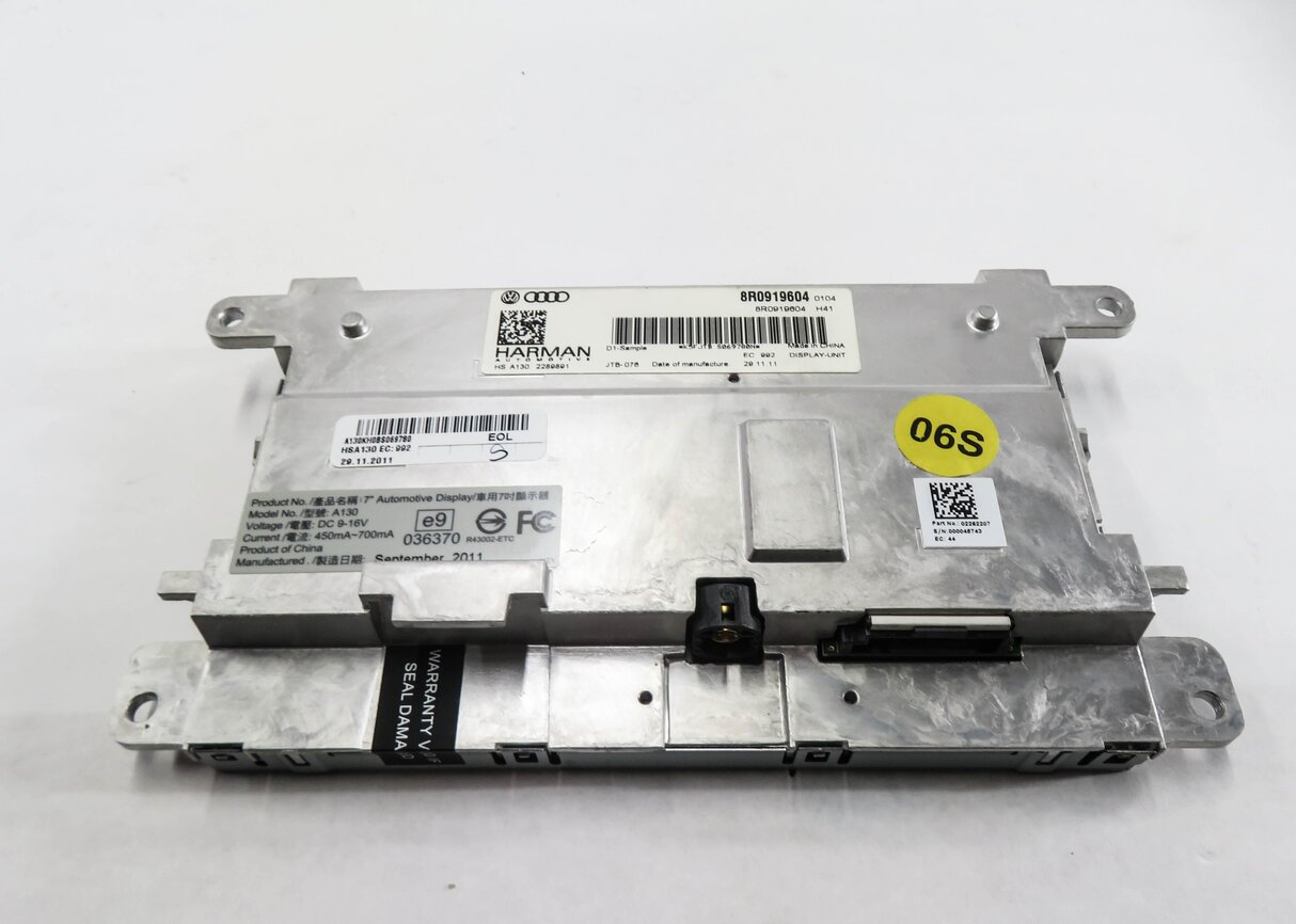 Thumbnail 6: 10-17 AUDI A4 S4 A5 Q5 Q7 (B8 8K 8T 8R 4L) GPS NAVIGATION MEDIA DISPLAY SCREEN