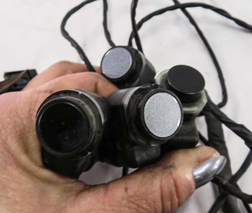 Thumbnail 4: 2012 BMW X5 (E70) REAR PDC PARK DISTANCE SENSOR SET w/ HARNESS (SPACE GRAY A52)