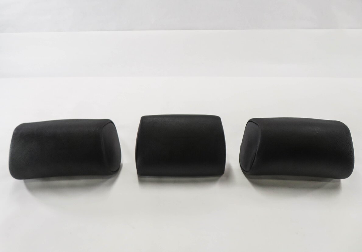 Thumbnail 4: 2012 BMW X5 (E70) 2nd SECOND ROW REAR SEAT HEADREST SET-3 (BLACK LEATHER)