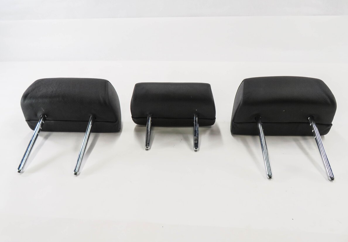 Thumbnail 5: 2012 BMW X5 (E70) 2nd SECOND ROW REAR SEAT HEADREST SET-3 (BLACK LEATHER)