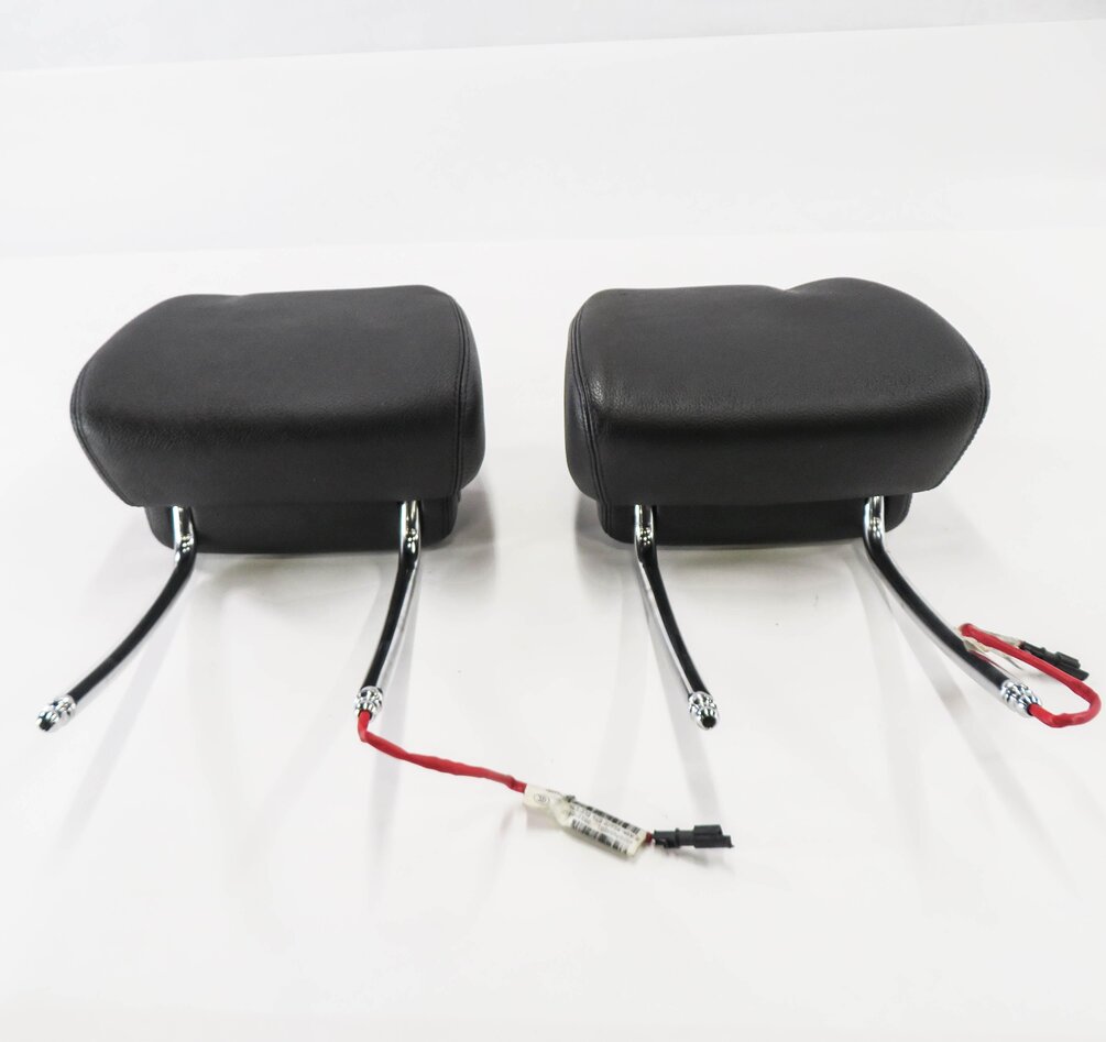 Thumbnail 2: 2012 BMW X5 (E70) FRONT LEFT & RIGHT SEAT HEADREST SET-2 (BLACK LEATHER)