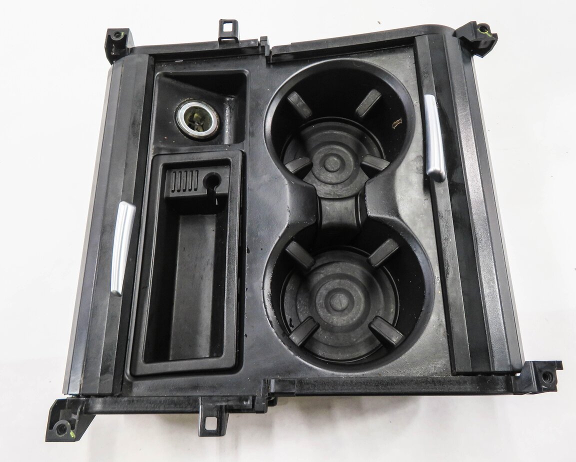 Thumbnail 5: 2012 BMW X5 (E70) FRONT CUP HOLDER ASH TRAY COMPARTMENT w/ INSERT