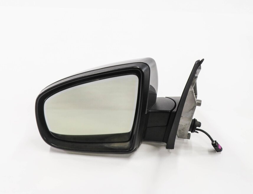 2010-2013 BMW X5 (E70) LEFT P-FOLD AUTODIM CAMERA HEATED DOOR MIRROR (GRAY A52)