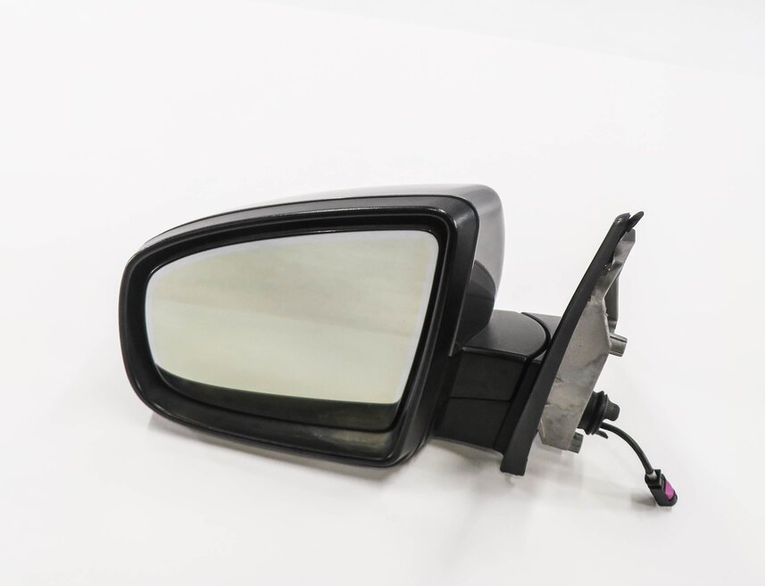 Thumbnail 3: 2010-2013 BMW X5 (E70) LEFT P-FOLD AUTODIM CAMERA HEATED DOOR MIRROR (GRAY A52)