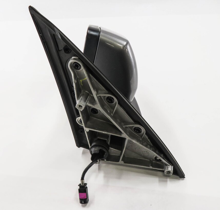 Thumbnail 4: 2010-2013 BMW X5 (E70) LEFT P-FOLD AUTODIM CAMERA HEATED DOOR MIRROR (GRAY A52)
