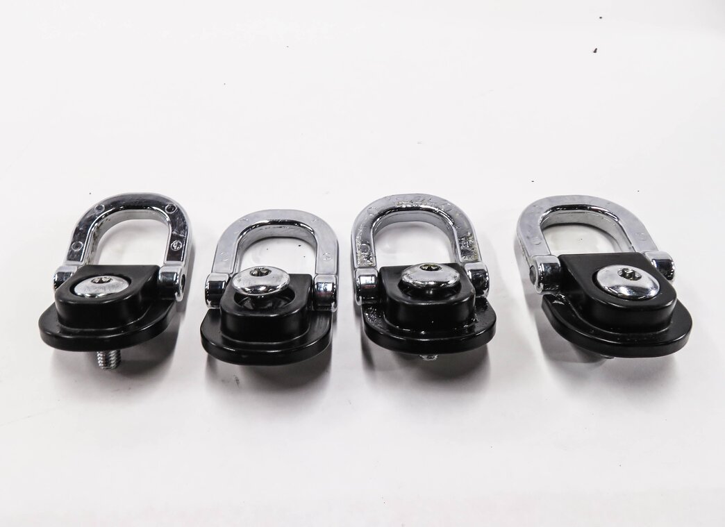 Thumbnail 2: 2014 RANGE ROVER EVOQUE (L538) REAR CARGO TIE DOWN HOOK BUCKLE SET
