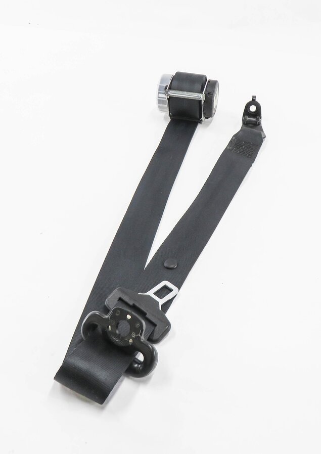 2012 RANGE ROVER SPORT (L320) REAR 2nd ROW SEAT RIGHT SEATBELT RETRACTOR (BLACK)