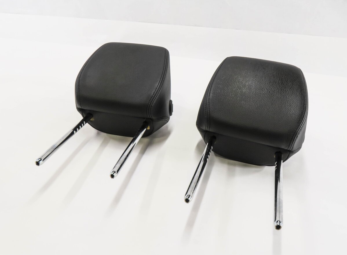 2014 BMW 428i (F32) FRONT LEFT & RIGHT SEAT HEADREST SET (BLACK DAKOTA LEATHER)