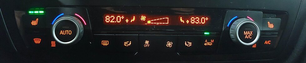 Thumbnail 3: 12-14 BMW 320i 328i 335i 428i 435i (F30 F32) TEMPERATURE CLIMATE CONTROL PANEL