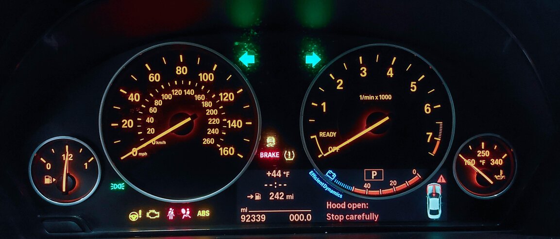 Thumbnail 2: 2012-2016 BMW 328i 335i 428i 435i (F30 F32) SPEEDOMETER INSTRUMENT GAUGE (92k)