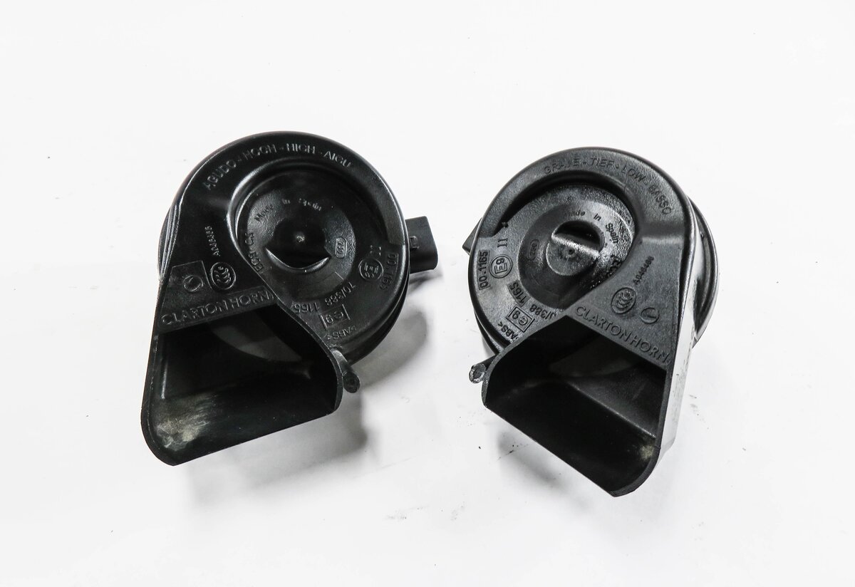 Thumbnail 2: 2008-2017 AUDI A4 A5 S4 S5 Q5 (B8 8K 8R 8T) HIGH & LOW TONE SAFETY HORN SET-2
