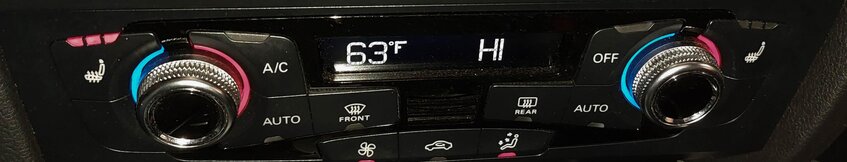 Thumbnail 2: 13-17 AUDI A4 S4 A5 S5 RS5 Q5 SQ5 (B8 8K 8T 8R) HEATER TEMPERATURE CONTROL PANEL