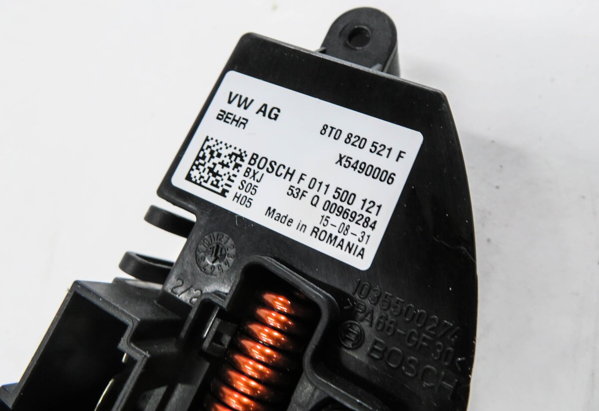 Thumbnail 4: 2016 AUDI A5 (B8 8T) FRONT HEATER A/C BLOWER MOTOR RESISTOR