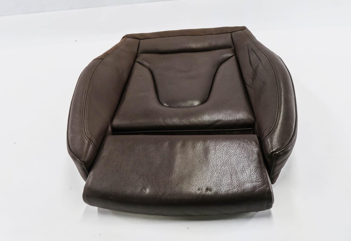 Thumbnail 3: 2016 AUDI A5 (B8 8T) DRIVER - LOWER BOTTOM HEATED SPORT SEAT CUSHION (BROWN)