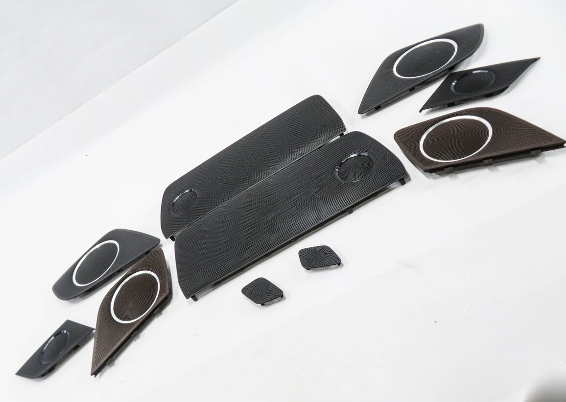 Thumbnail 3: 2016 AUDI A5 (B8 8T) BANG & OLUFSEN AUDIO SPEAKER GRILLE SET (BLACK & BROWN)