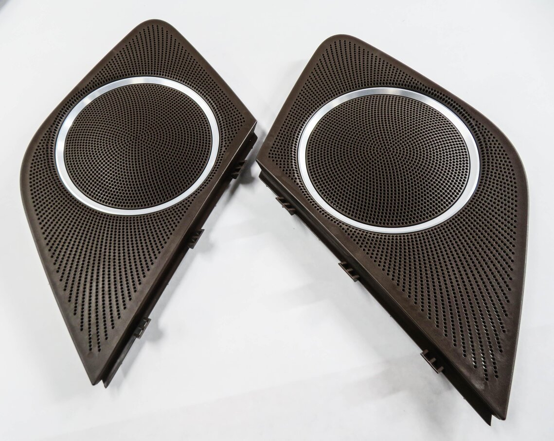 Thumbnail 7: 2016 AUDI A5 (B8 8T) BANG & OLUFSEN AUDIO SPEAKER GRILLE SET (BLACK & BROWN)