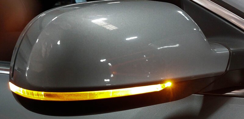 Thumbnail 2: 2015-2017 AUDI A5 S5 RS5 (B8 8T) COUPE - RIGHT BLIND SPOT DOOR MIRROR (GRAY)