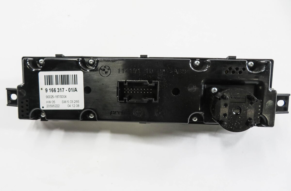 Thumbnail 4: 2007-2013 BMW X5 (E70) REAR HEATER A/C CLIMATE TEMPERATURE CONTROL PANEL