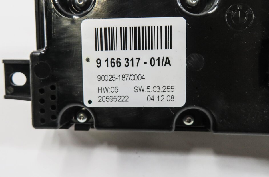 Thumbnail 5: 2007-2013 BMW X5 (E70) REAR HEATER A/C CLIMATE TEMPERATURE CONTROL PANEL