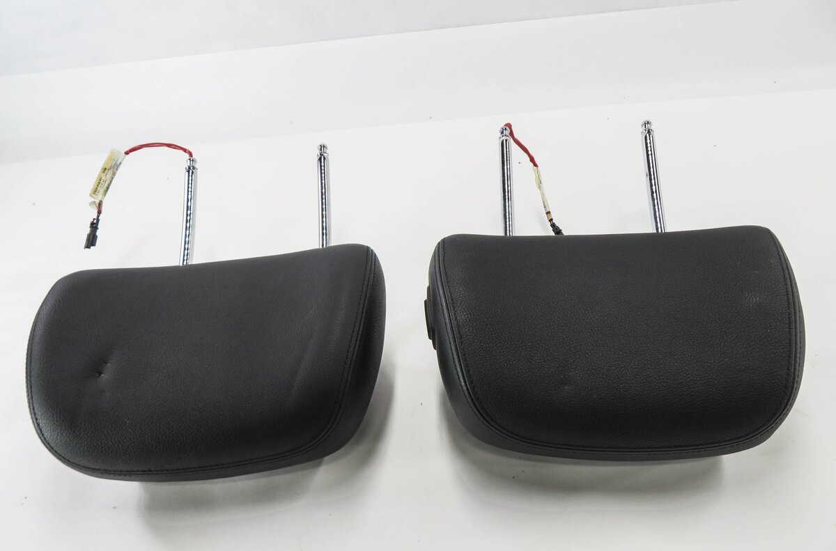 Thumbnail 3: 2009 BMW X5 (E70) FRONT LEFT & RIGHT SEAT HEADREST SET (BLACK NEVADA LEATHER)