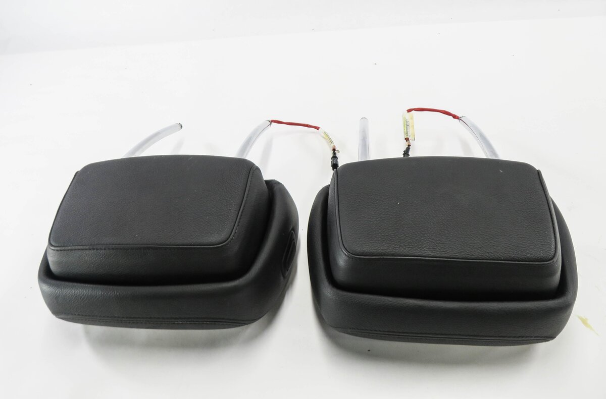 Thumbnail 4: 2009 BMW X5 (E70) FRONT LEFT & RIGHT SEAT HEADREST SET (BLACK NEVADA LEATHER)