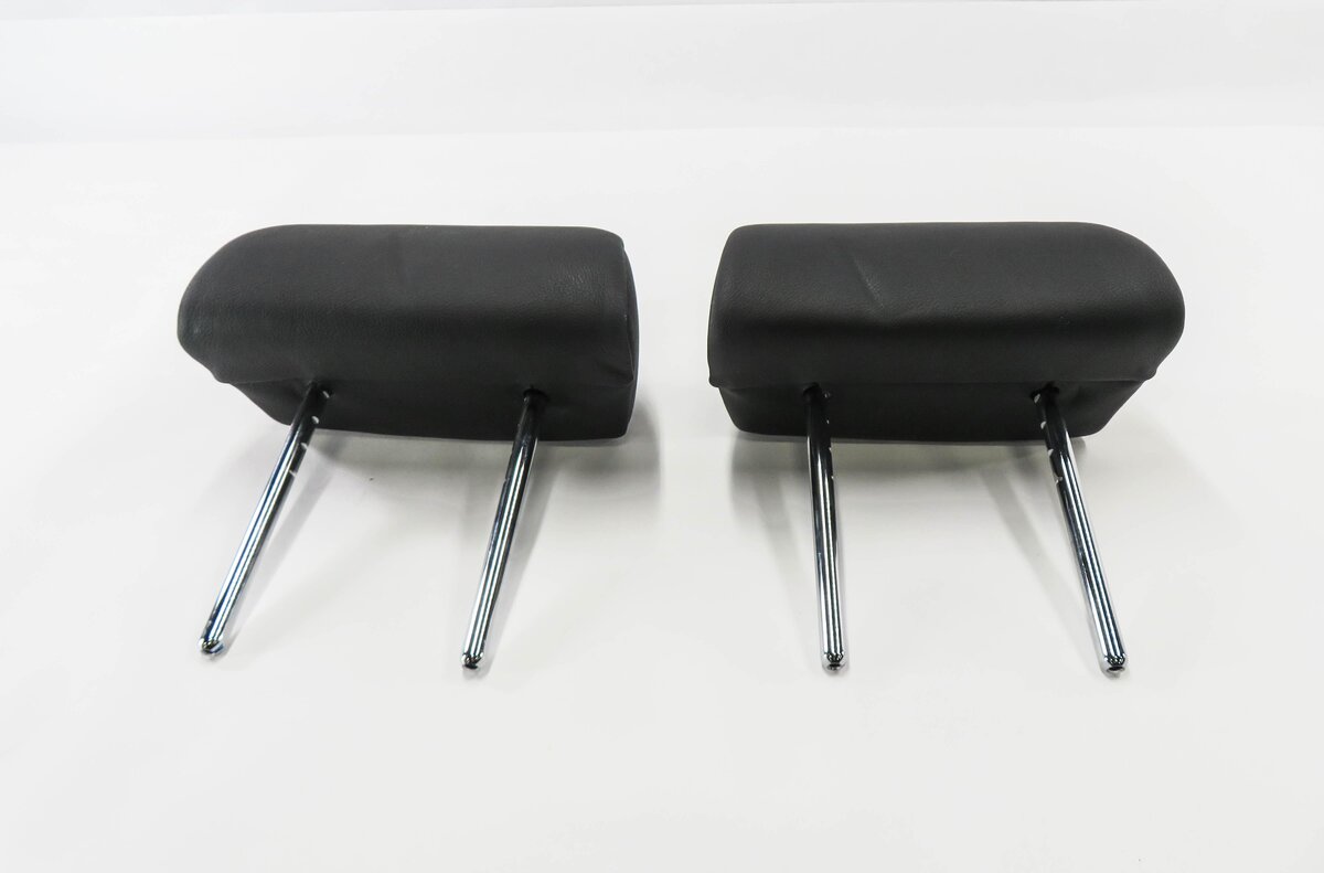 Thumbnail 2: 2009 BMW X5 (E70) LEFT & RIGHT REAR 2nd SECOND ROW SEAT HEADREST SET (BLACK)