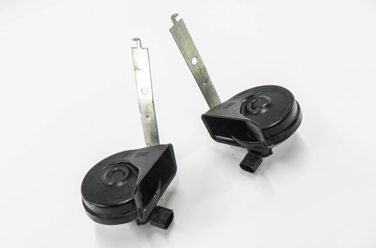 2007-2011 BMW X5 X6 (E70 E71) HIGH & LOW TONE SAFETY HORN SET-2