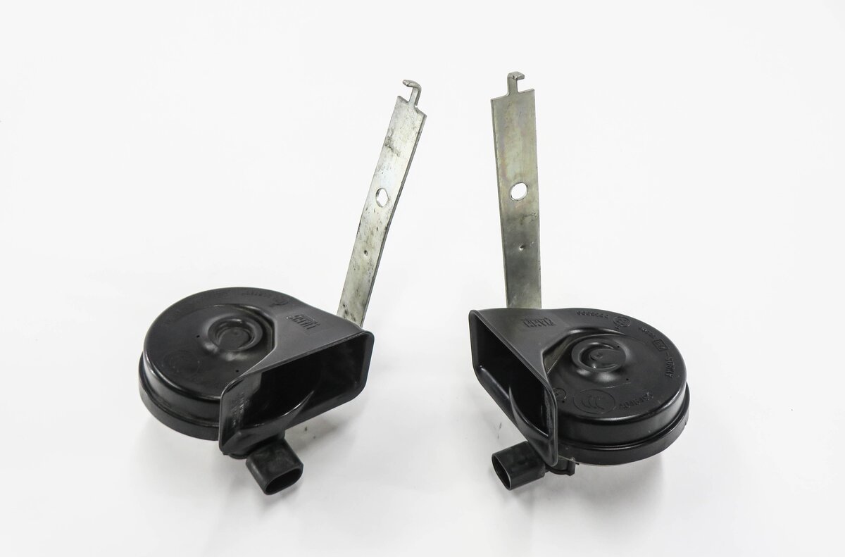 Thumbnail 2: 2007-2011 BMW X5 X6 (E70 E71) HIGH & LOW TONE SAFETY HORN SET-2