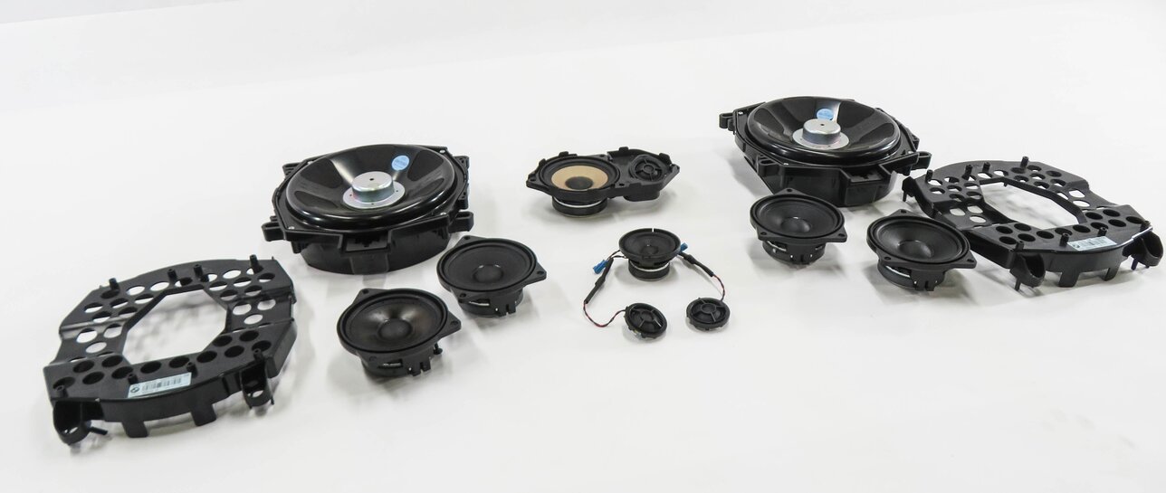 Thumbnail 3: 2009 BMW X5 (E70) RADIO STEREO AUDIO SUB SUBWOOFER TWEETER SPEAKER SET-12