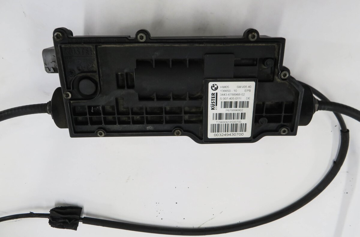 Thumbnail 6: 2009 BMW X5 (E70) PARKING BRAKE ACTUATOR MOTOR w/ CABLES
