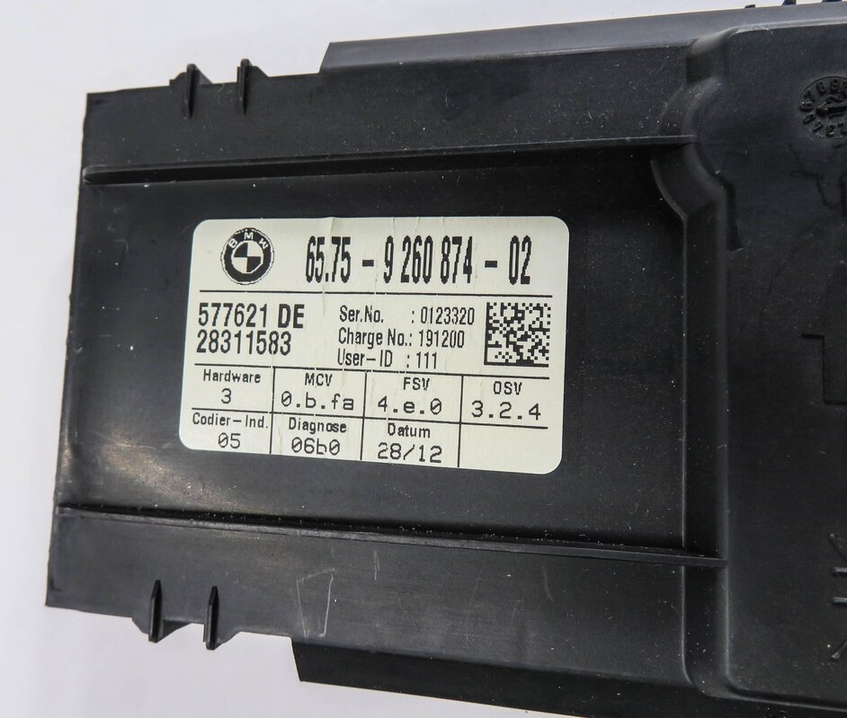 Thumbnail 4: 2013 BMW X1 (E84) ANTI THEFT ALARM ULTRASONIC CONTROL MODULE (GRAY TRIM)