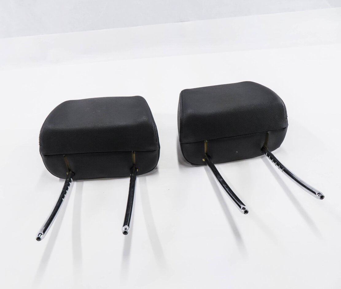 2013 BMW X1 (E84) FRONT LEFT & RIGHT SEAT HEADREST SET-2 (BLACK NEVADA LEATHER)