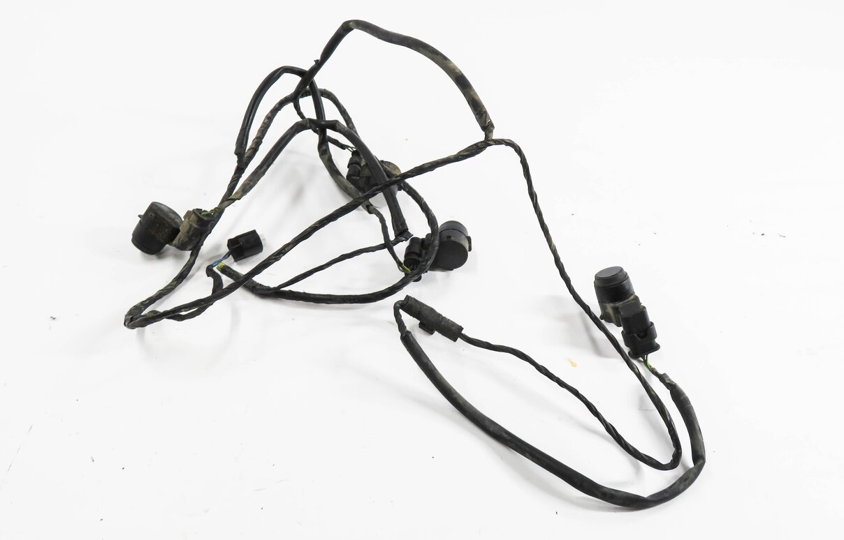 2013 BMW X1 (E84) REAR PDC PARK DISTANCE SENSOR SET w/ HARNESS (ALPINE WHITE)