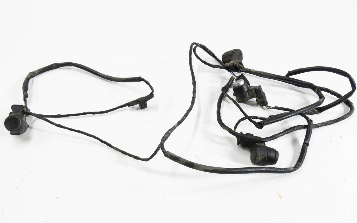 Thumbnail 3: 2013 BMW X1 (E84) REAR PDC PARK DISTANCE SENSOR SET w/ HARNESS (ALPINE WHITE)