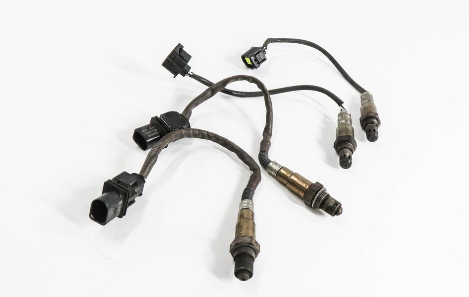 Thumbnail 1: 2014 MERCEDES GL550 (X166) PRE / POST CAT O2 OXYGEN LAMBDA PROBE SENSOR SET-4