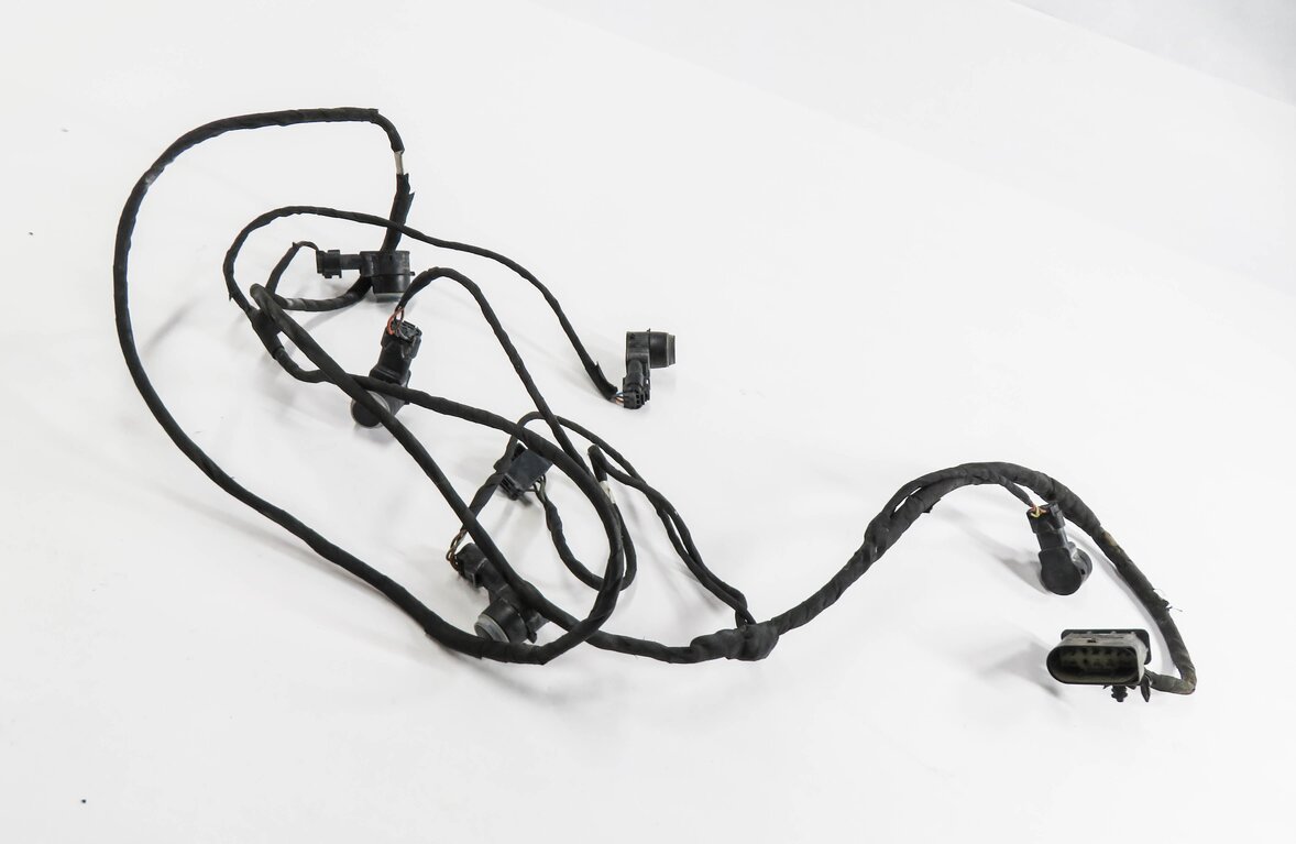 Thumbnail 2: 2014 MERCEDES GL550 (X166) FRONT PDC PARK DISTANCE SENSOR SET w/ HARNESS (BLACK)