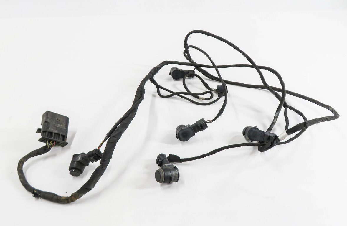 Thumbnail 3: 2014 MERCEDES GL550 (X166) FRONT PDC PARK DISTANCE SENSOR SET w/ HARNESS (BLACK)
