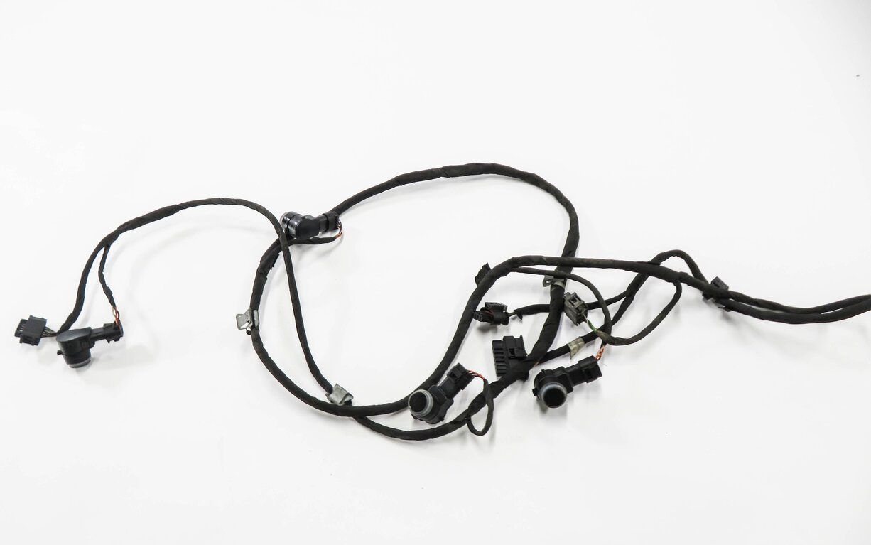 Thumbnail 3: 2014 MERCEDES GL550 (X166) REAR PDC PARK DISTANCE SENSOR SET w/ HARNESS (BLACK)